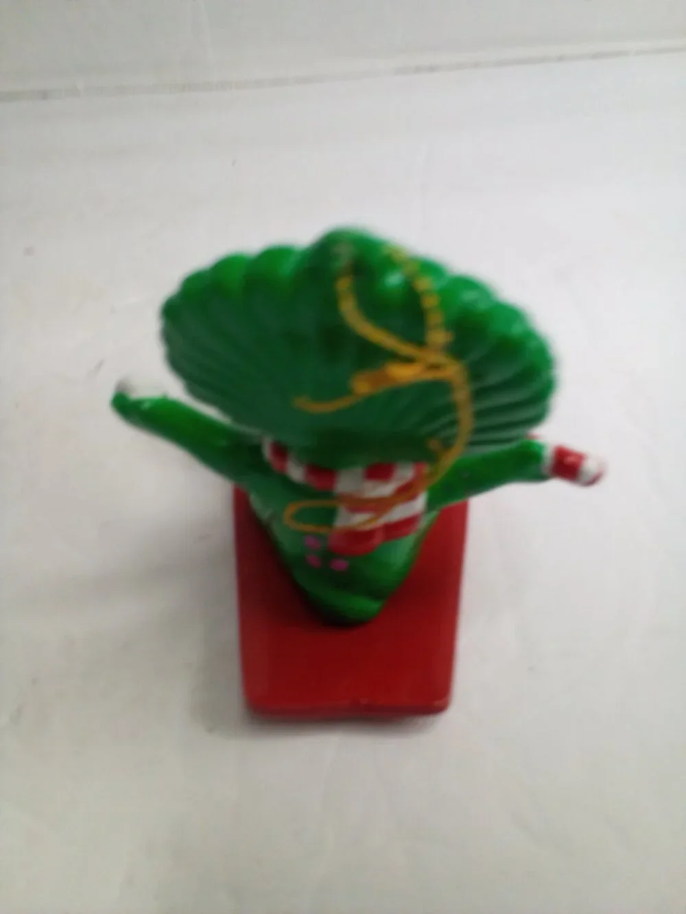 Baby Bop Sledding Christmas Ornament Plastic Barney 2000 Lyons Partnership
